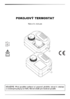 Termostat TH 5 - návod