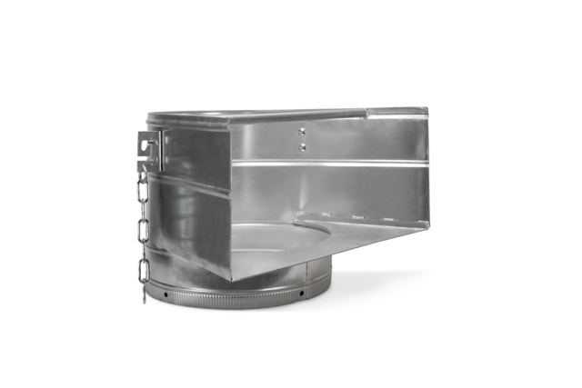 Metalowy wlot do gumowego zsypu Rubi